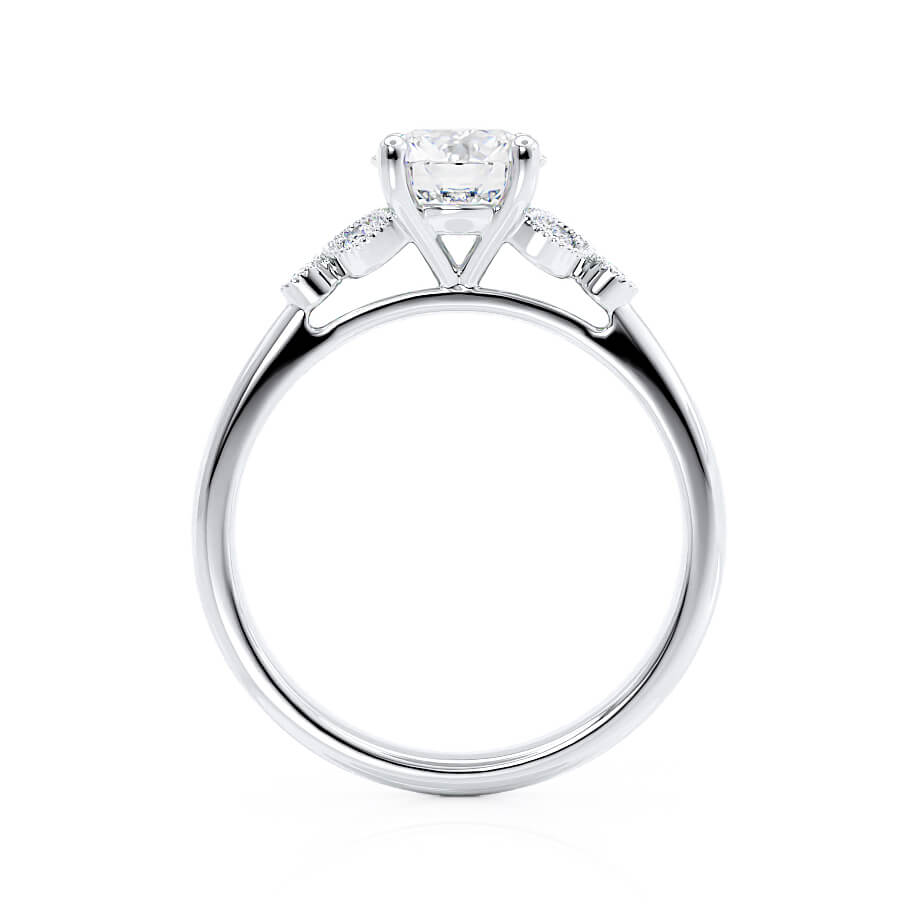 2.50 CT Round Cluster CVD E/VVS2 Diamond Engagement Ring