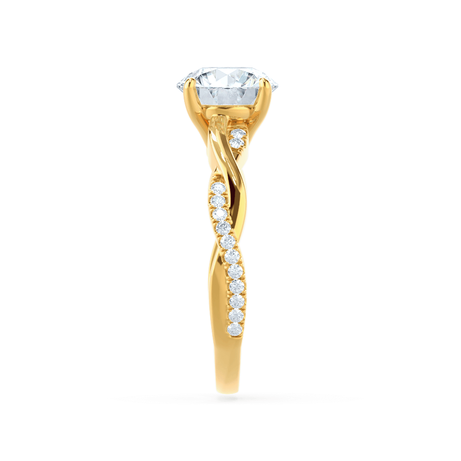 1.20 CT Round Solitaire CVD F/VS2 Diamond Engagement Ring