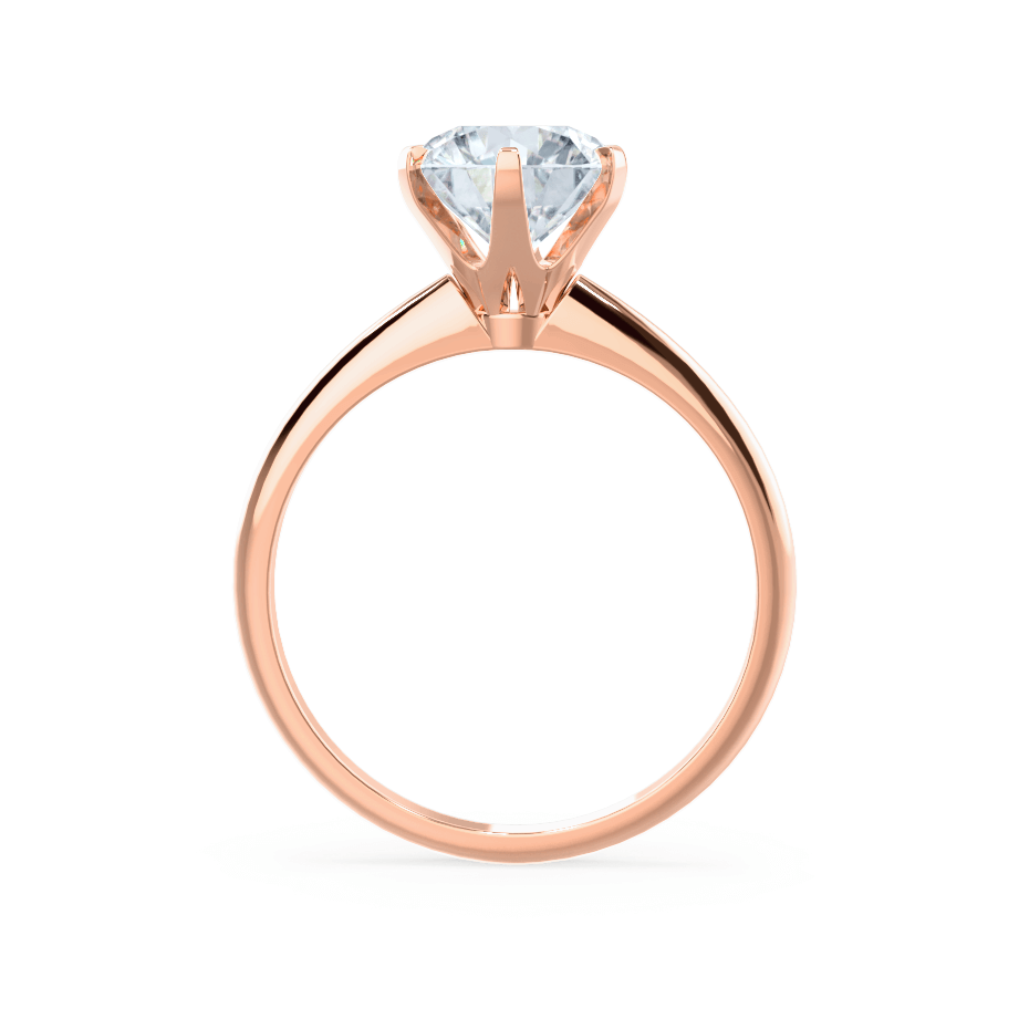 2.50 CT Round Solitaire CVD E/VVS1 Diamond Engagement Ring