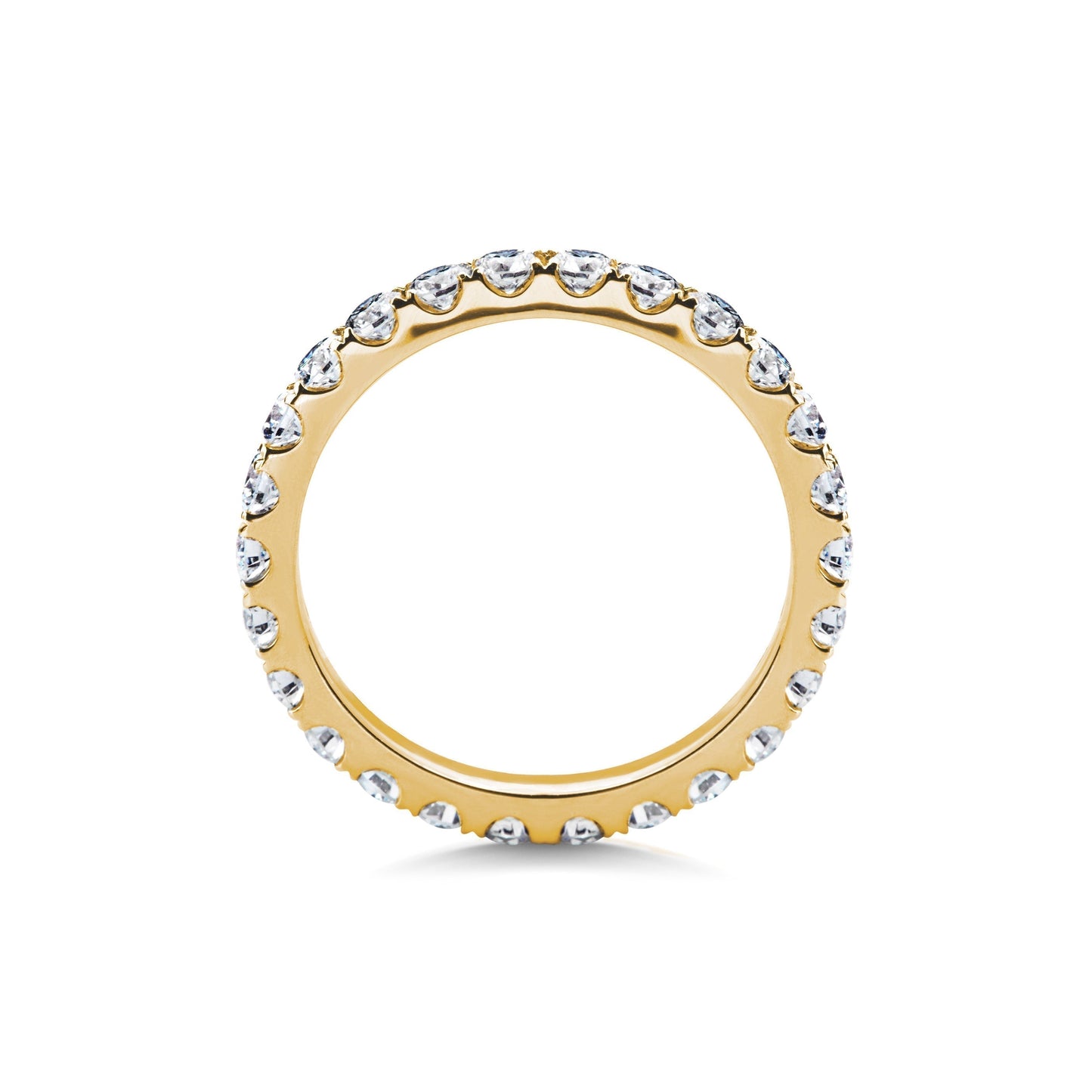 1.15 CT Round Full Eternity CVD EF/VVS Diamond Wedding Band 7