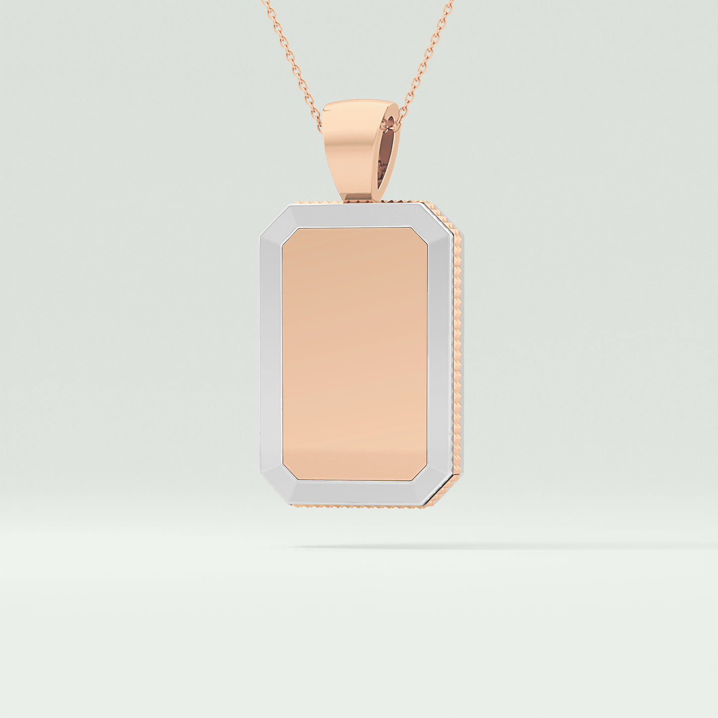 0.60 CT Black Moissanite Diamond Hip Hop Necklace For Him 8