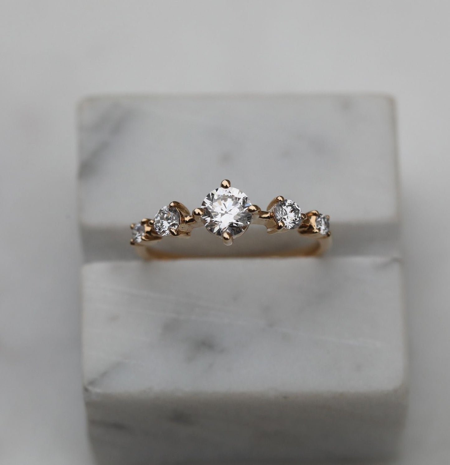 0.80 CT Round Dainty CVD EF/VS Diamond Wedding Band 4