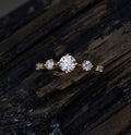 0.80 CT Round Dainty Lab Grown Diamond Wedding Band
