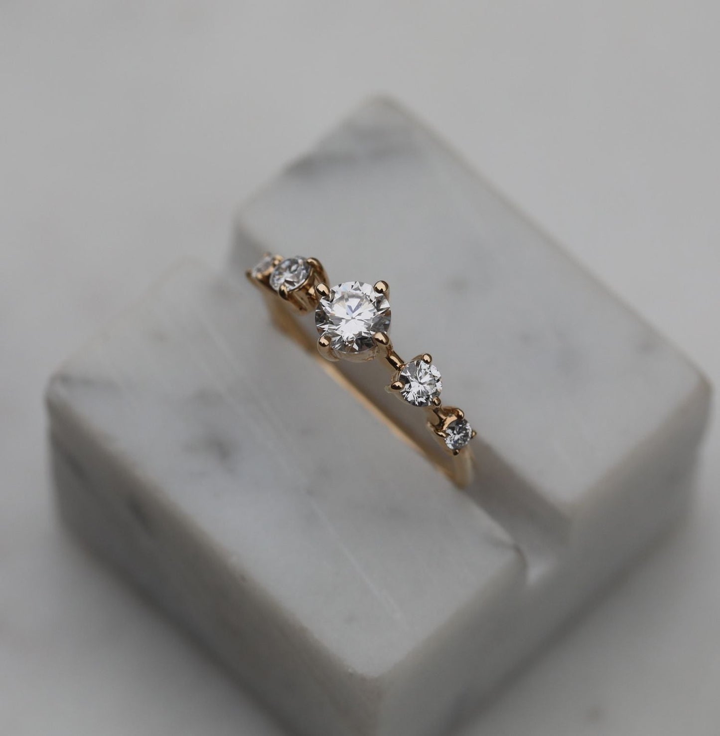 0.80 CT Round Dainty CVD EF/VS Diamond Wedding Band 5