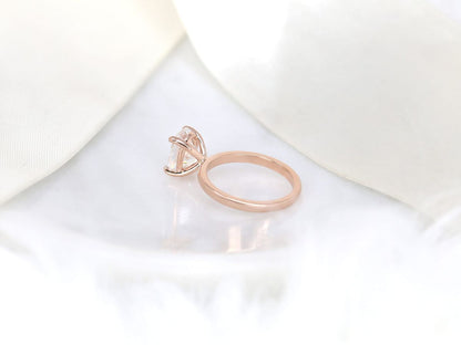 Stunning 2.5 CT Oval Moissanite Engagement Ring with Solitaire Design 4