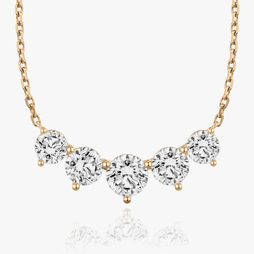 3.50 TCW Round CVD F/VS Diamond Necklace 8