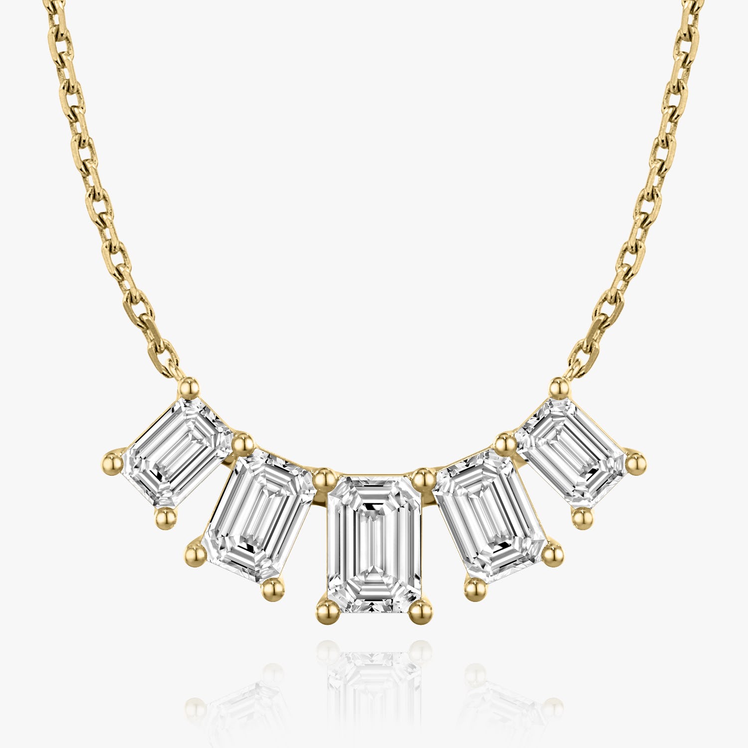 3.50 TCW Emerald CVD F/VS Diamond Necklace 3