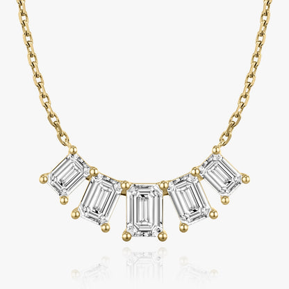 3.50 TCW Emerald CVD F/VS Diamond Necklace 3