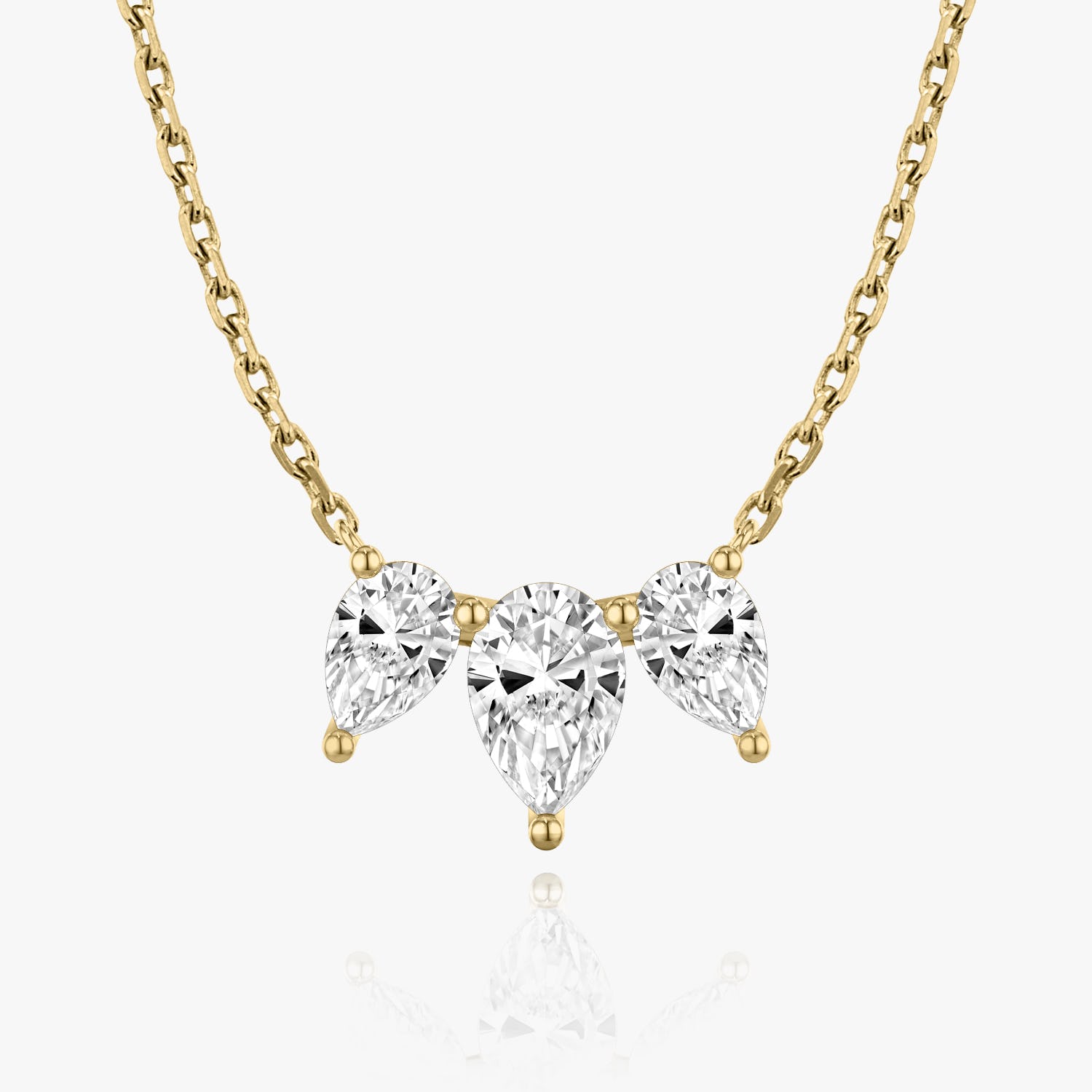 2.0 TC Pear  Lab Grown Diamond Necklace