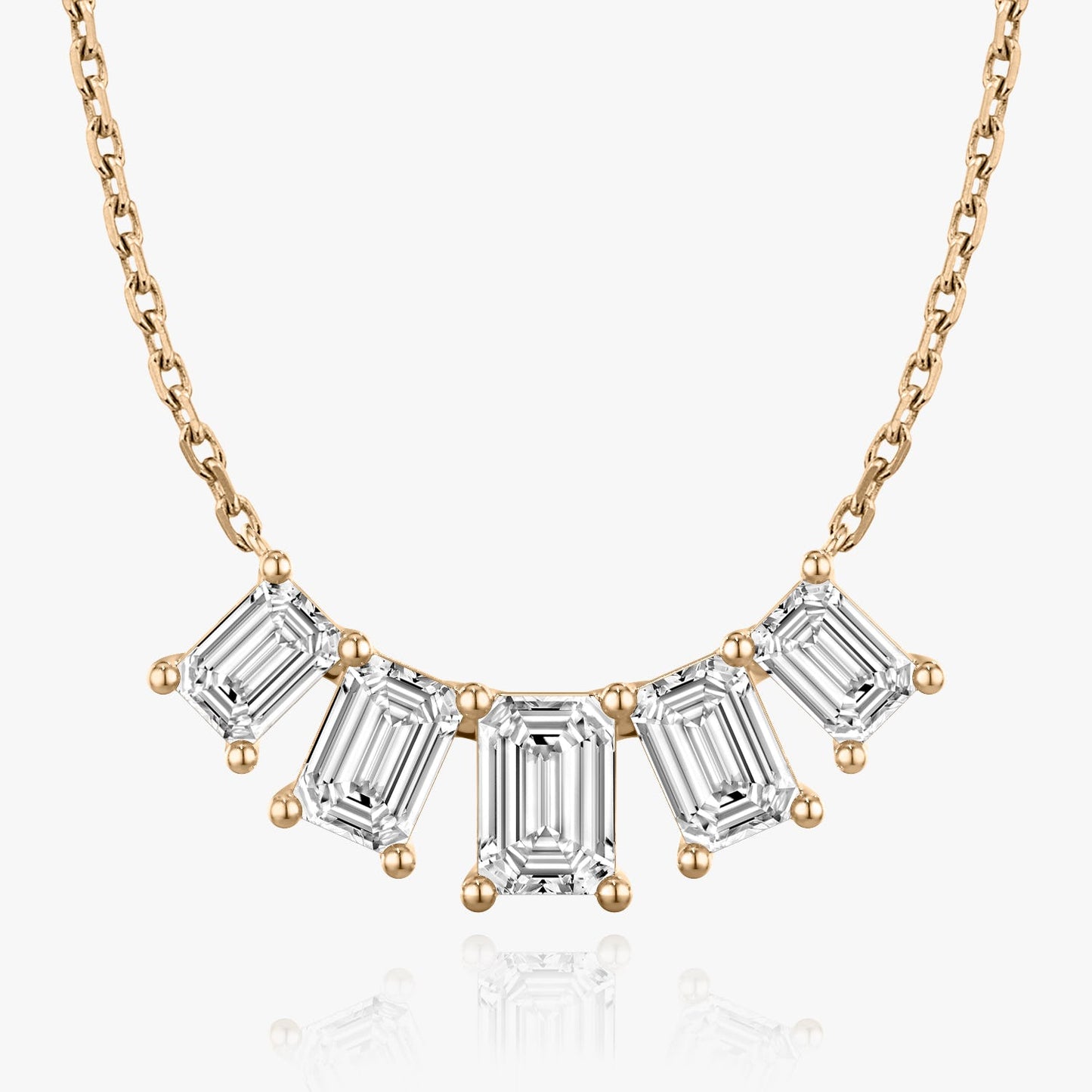 3.50 TCW Emerald CVD F/VS Diamond Necklace 6