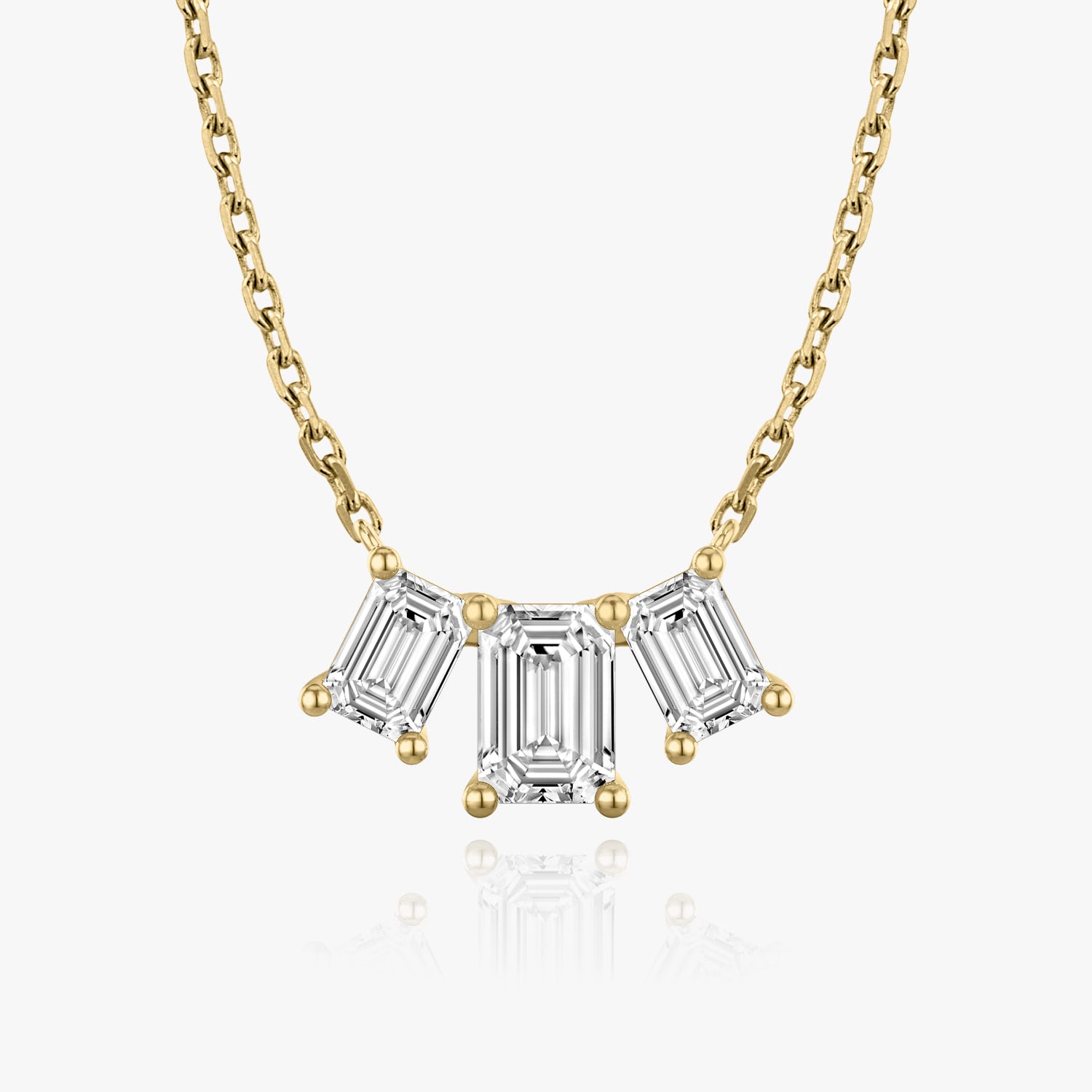 2.0 TC Emerald CVD F/VS Diamond Necklace 5