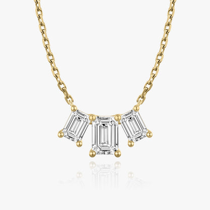 2.0 TC Emerald CVD F/VS Diamond Necklace 5