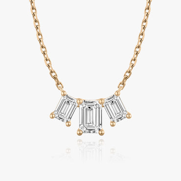 2.0 TC Emerald CVD F/VS Diamond Necklace 8