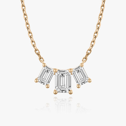 2.0 TC Emerald CVD F/VS Diamond Necklace 8