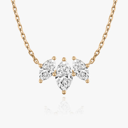 2.0 TC Marquise CVD F/VS Diamond Necklace 7