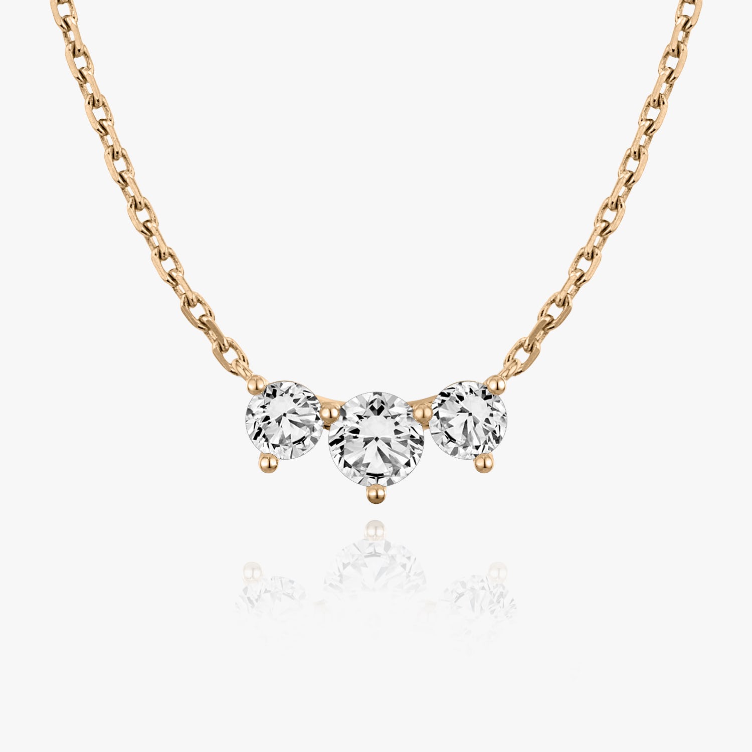 1.0 TCW Round CVD F/VS Diamond Necklace 7
