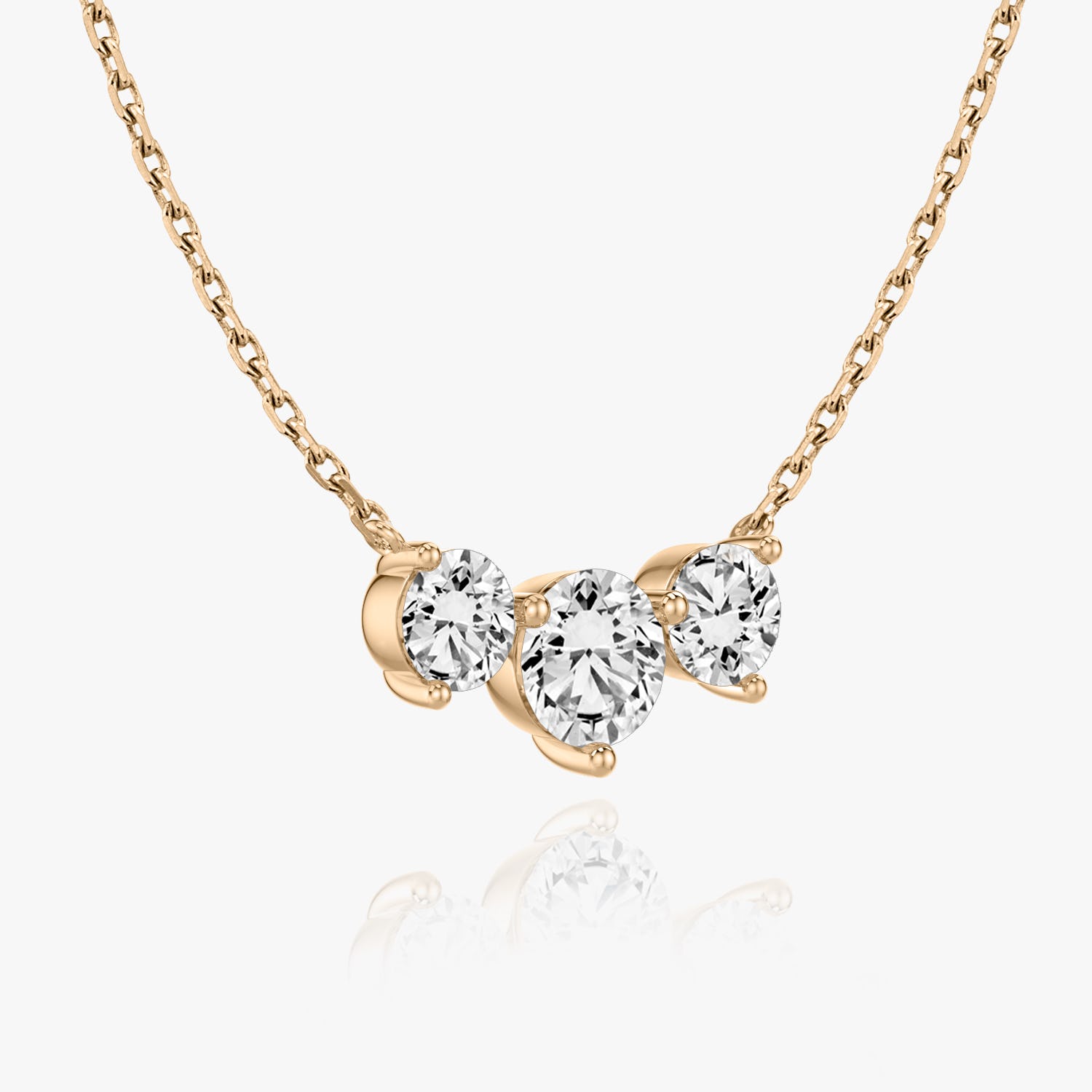 2.0 TC Round  Lab Grown Diamond Necklace