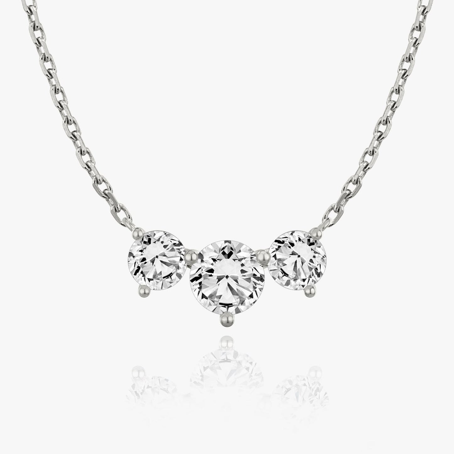 2.0 TC Round CVD F/VS Diamond Necklace 1
