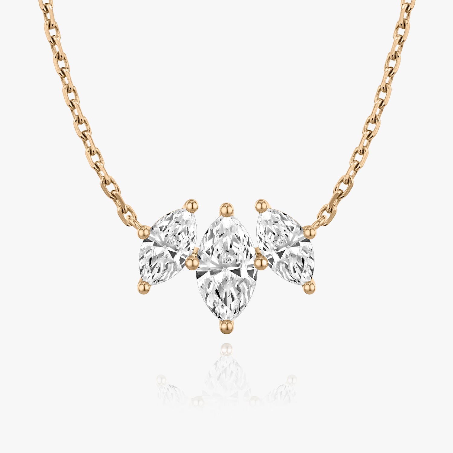 1.0 TCW Marquise CVD F/VS Diamond Necklace 7