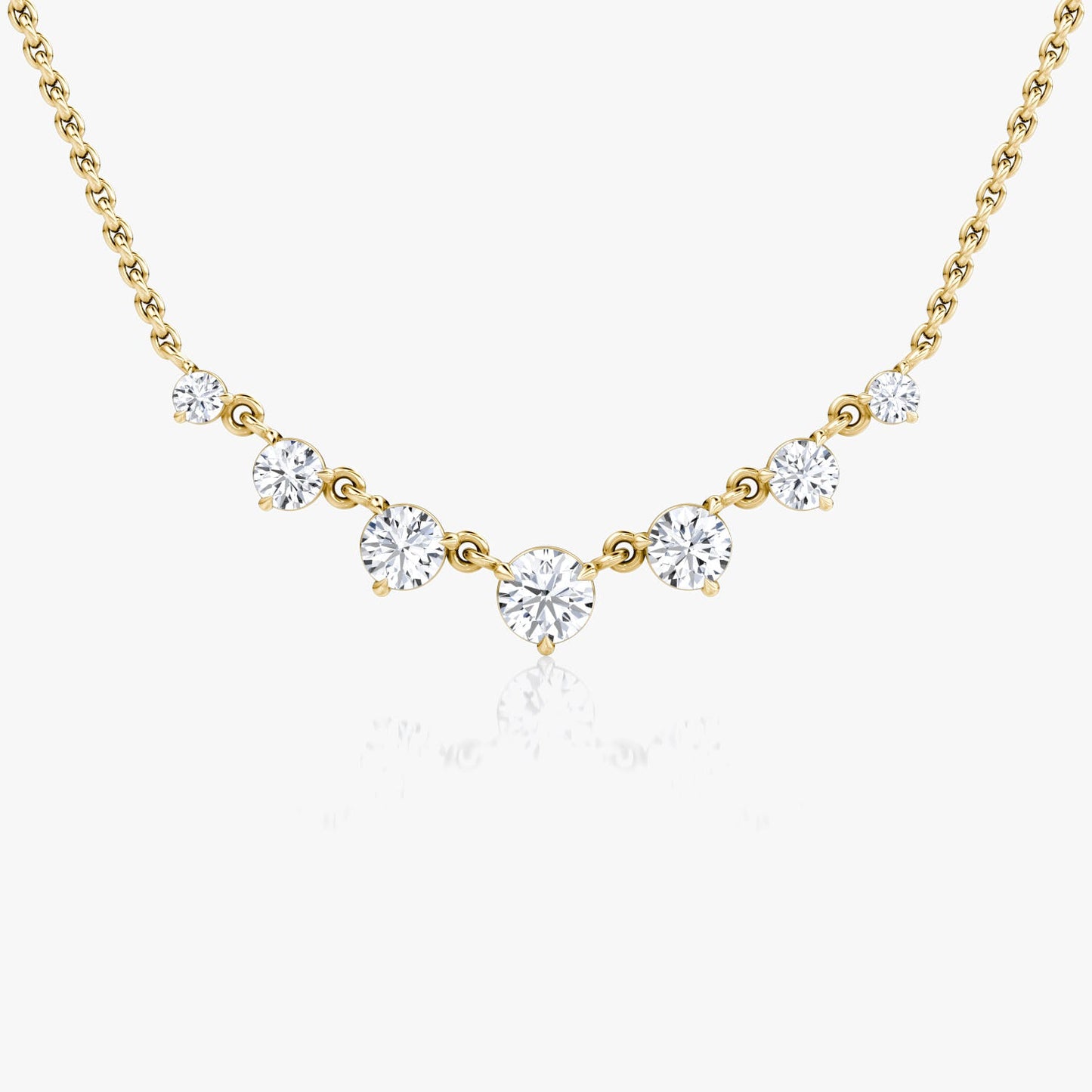 0.25 CT Round CVD F/VS Diamond Necklace 5
