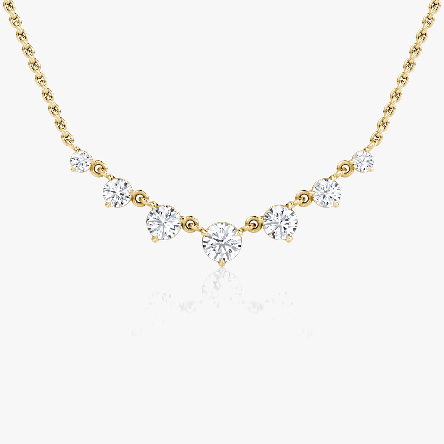 0.25 CT Round  Lab Grown Diamond Necklace