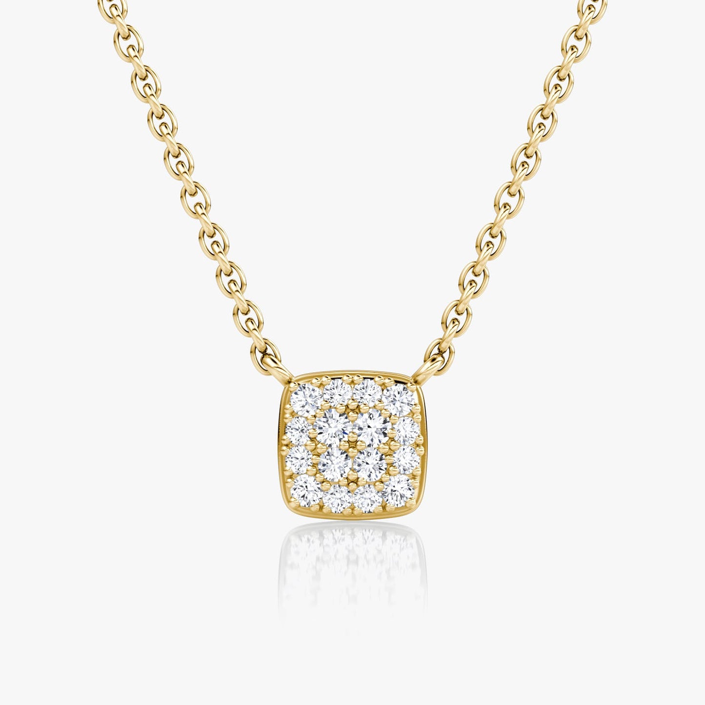 0.10 TCW Round CVD F/VS Diamond Necklace 5