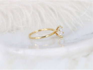 Stunning 2.0 CT Round Moissanite Engagement Ring with Solitaire Design 2