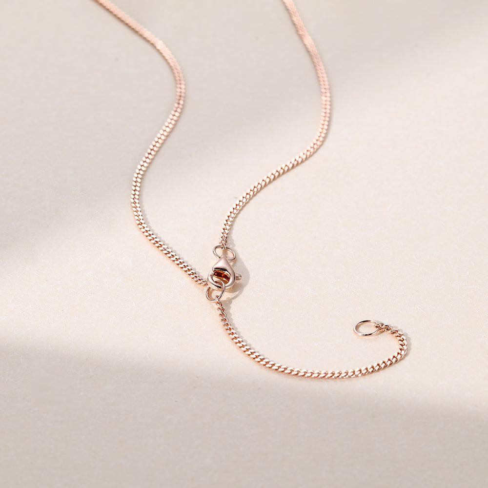 0.18 CT Marquise Moissanite Diamond Cluster Pendant Necklace in Solid Gold 4