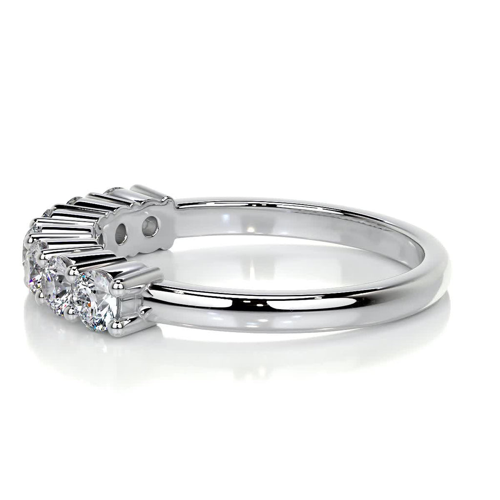 0.75 CT Round 7 Stones Lab Grown Diamond Wedding Band