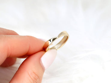 Stunning Chevron Metal Wedding Bands 10