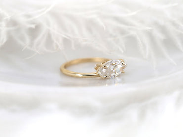 Stunning 1.80 CT Marquise Moissanite Engagement Ring with Solitaire Design 2