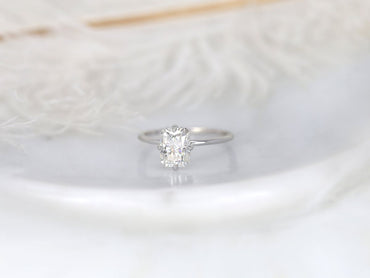 Stunning 1.75 CT Radiant Moissanite Engagement Ring with Solitaire Design 2