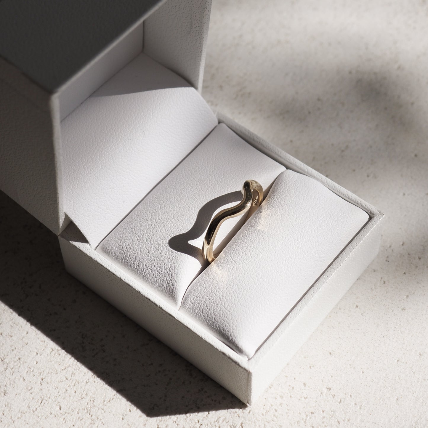 Stunning Curved Metal Wedding Bands 3