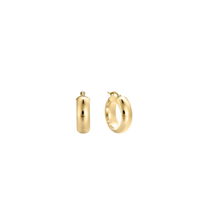 Bold Hoops Earrings in Gold 1