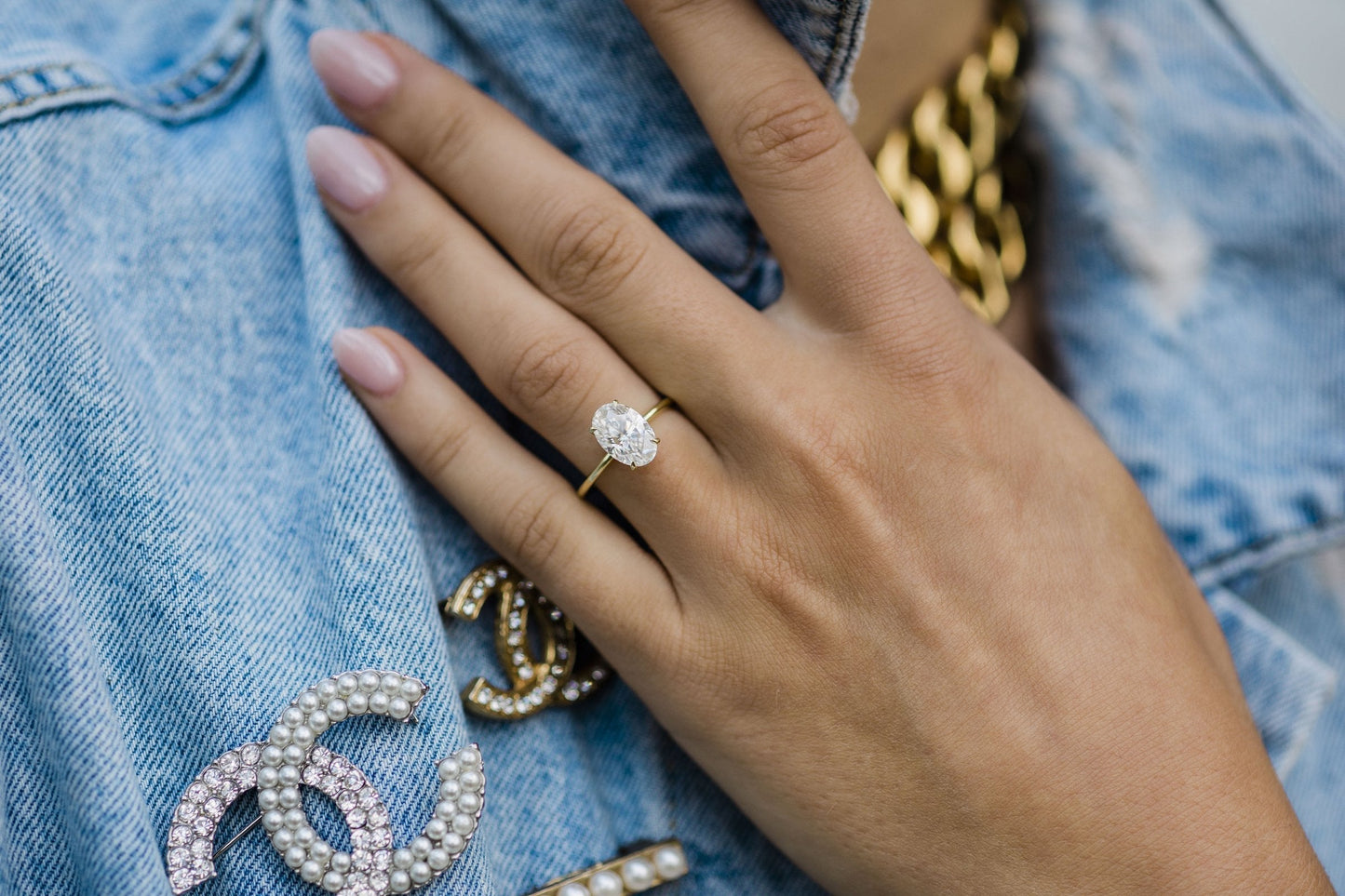 2.70 CT Oval Moissanite Ring Featuring Hidden Halo Style-Custom Listing For Xander 4