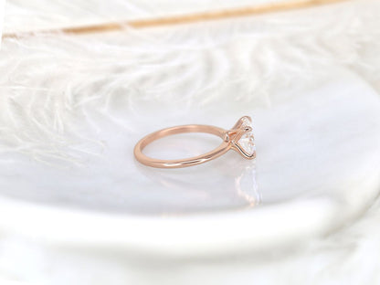 Stunning 2.0 CT Round Moissanite Engagement Ring with Solitaire Design 3