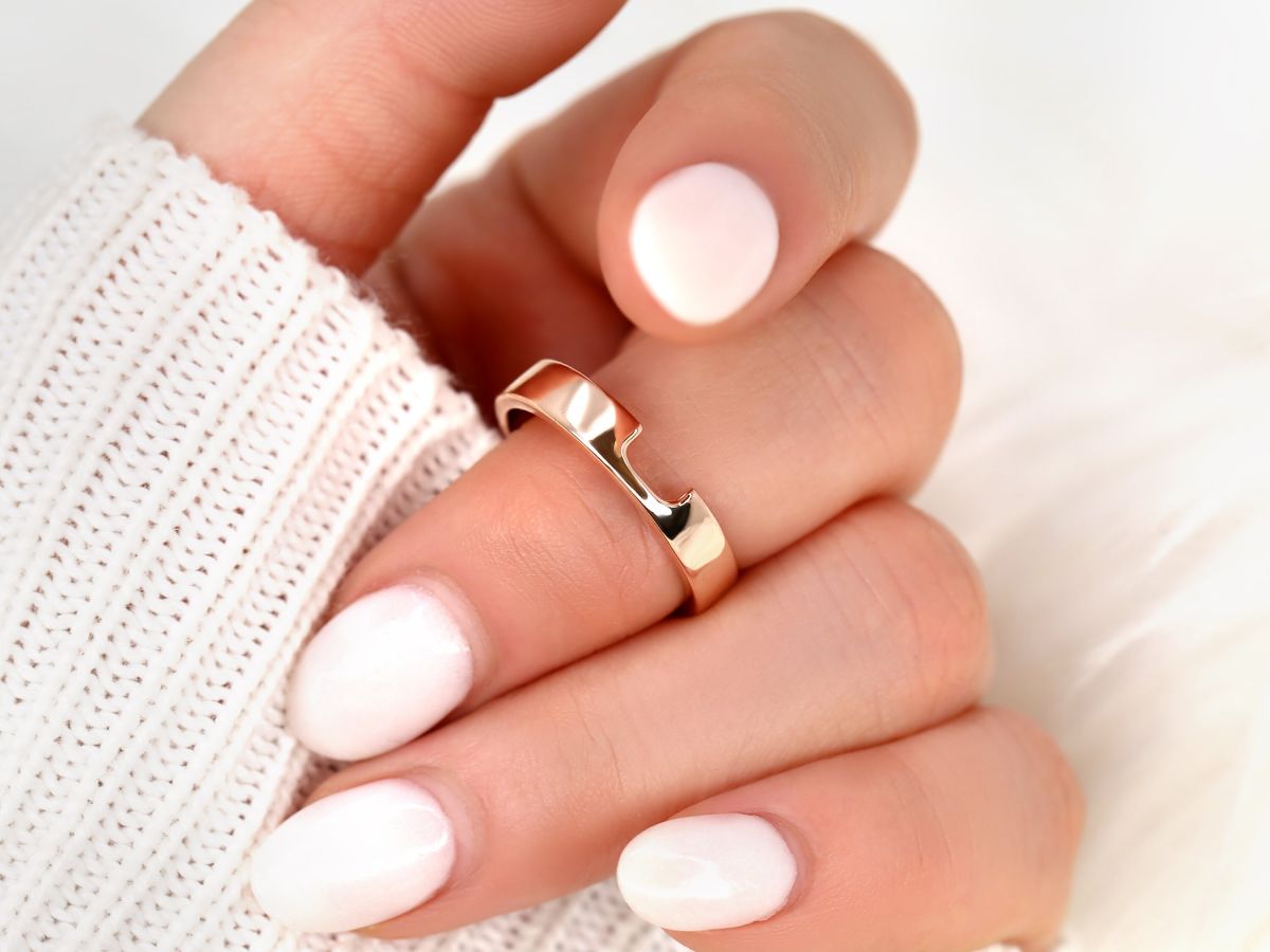 Stunning Cut Out Metal Wedding Bands 8