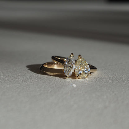 Stunning Knife Edge Metal Wedding Bands 1