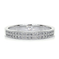 0.2 CT Round Half Eternity Lab Grown Diamond Wedding Band