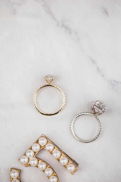 1.85 CT Oval Hidden Halo & Pave Moissanite Engagement Ring 4