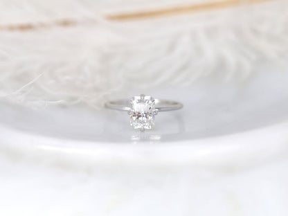 Stunning 1.75 CT Radiant Moissanite Engagement Ring with Solitaire Design 1
