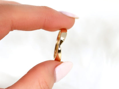 Stunning Chevron Metal Wedding Bands 9