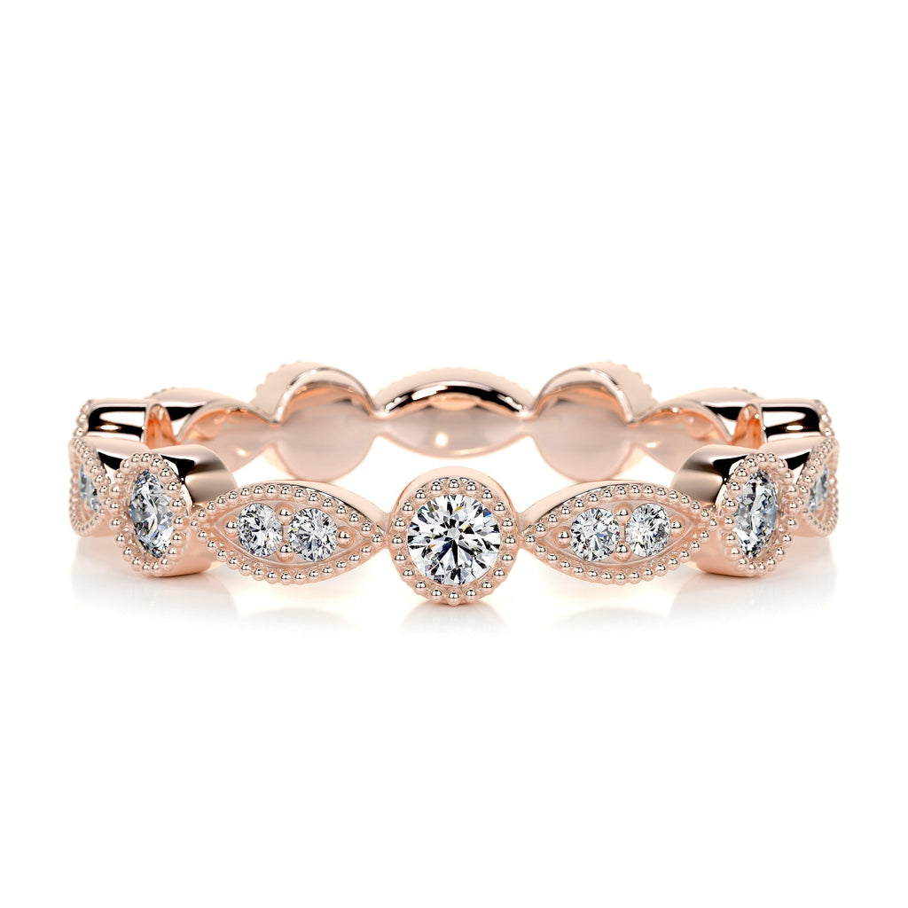 0.5 CT Round Full Eternity Lab Grown Diamond Wedding Band