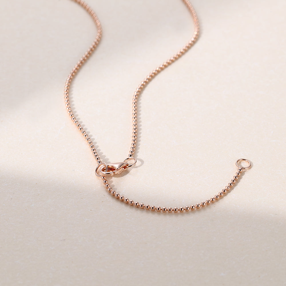 1.10 CT Oval Moissanite Diamond Cluster Pendant Necklace in Solid Gold 4