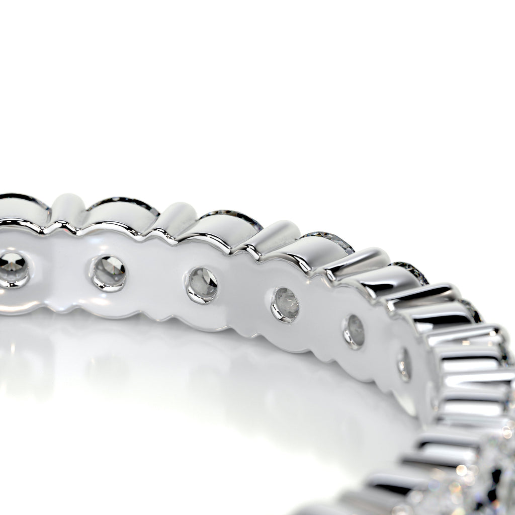 0.9 CT Round Full Eternity Lab Grown Diamond Wedding Band