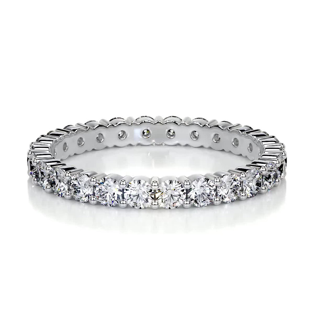 0.9 CT Round Full Eternity Lab Grown Diamond Wedding Band