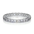 0.9 CT Round Full Eternity Lab Grown Diamond Wedding Band
