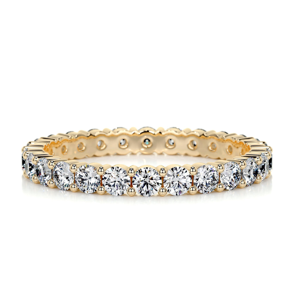 0.9 CT Round Full Eternity Lab Grown Diamond Wedding Band