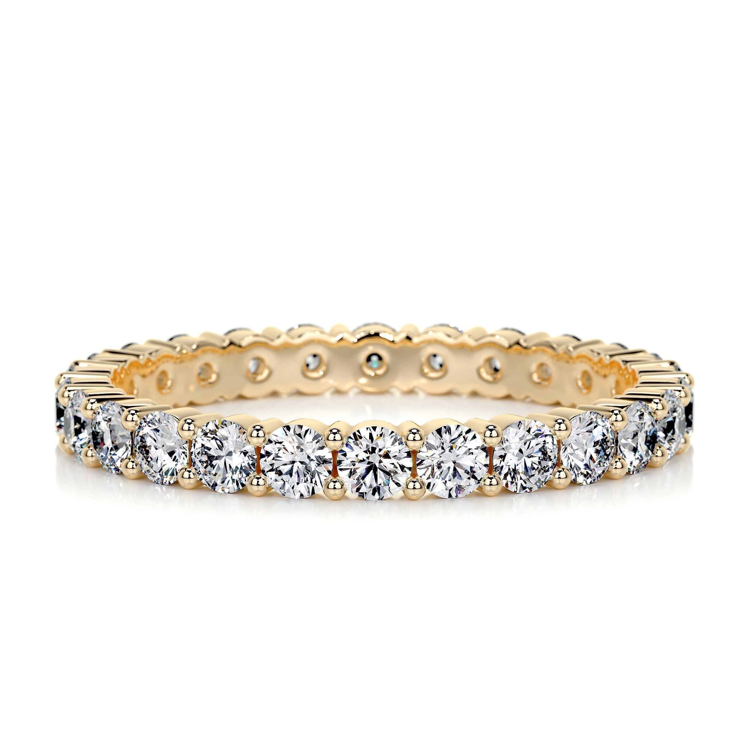 0.9 CT Round Full Eternity Lab Grown Diamond Wedding Band