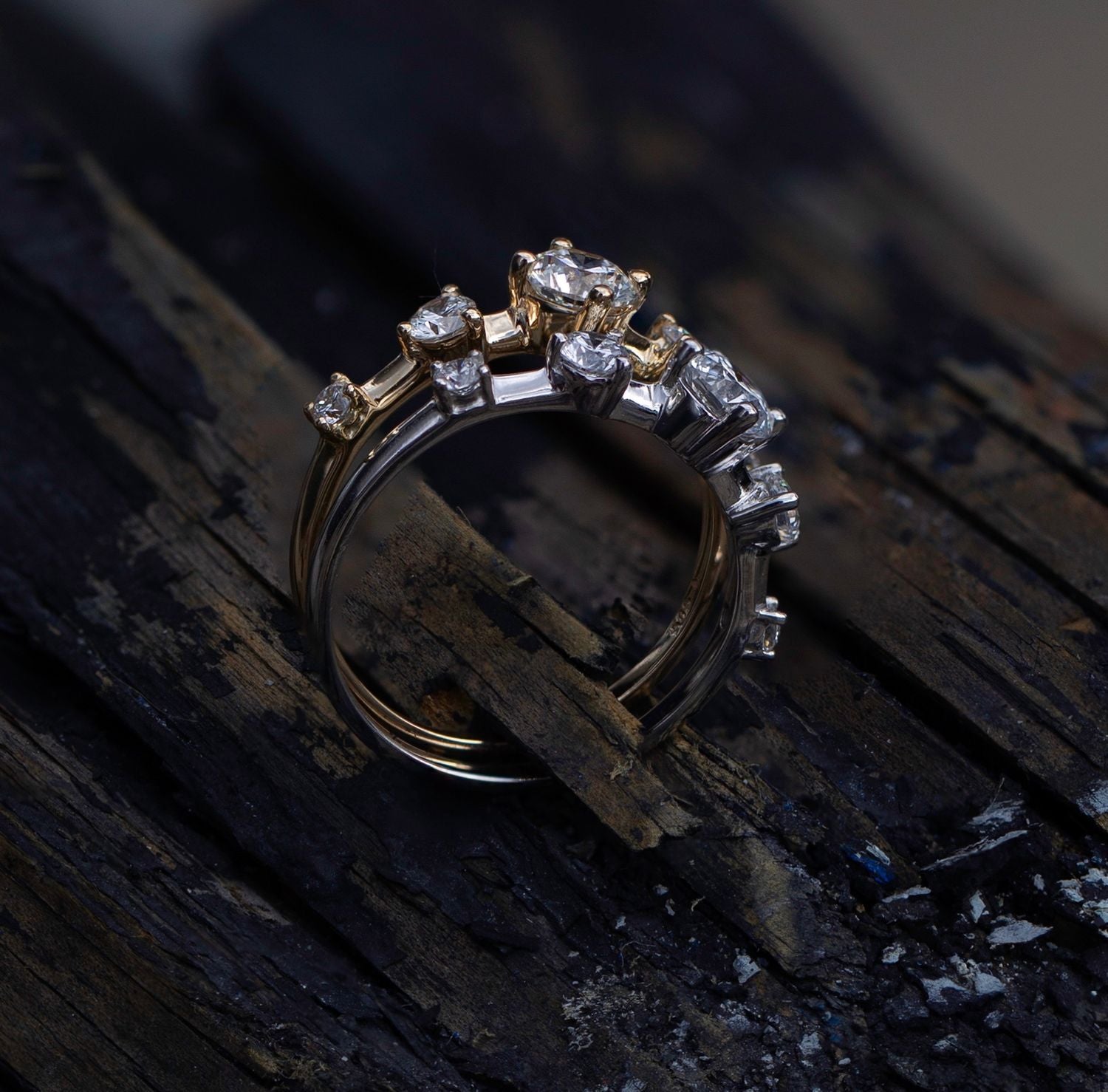 0.80 CT Round Dainty Lab Grown Diamond Wedding Band